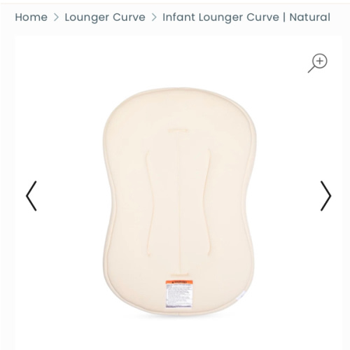 Lounger Curve + Muslin Cover Set | Natural