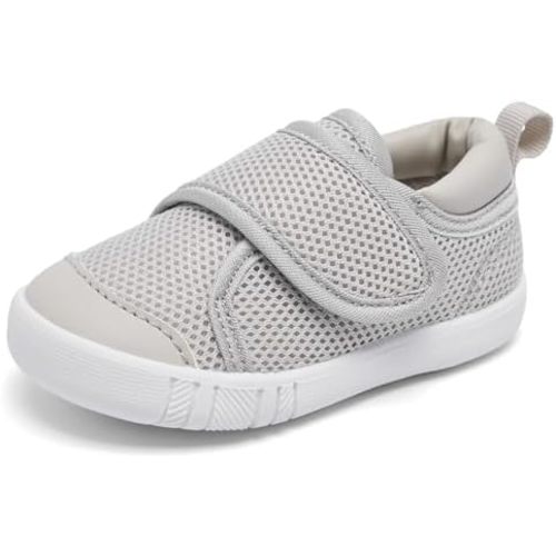 MORENDL Baby Sneakers Boys Girls First Walkers Shoes Lightweight Mesh Breathable Non-Slip Infant Shoes