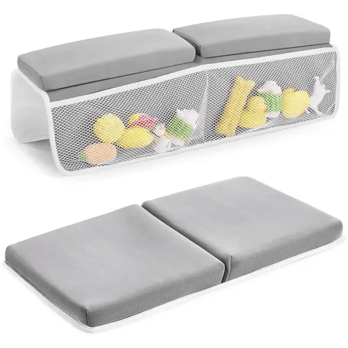Baby Bath Kneeler and Elbow Rest Pad Set, Bathtub Kneeling Pad for Toddler, Baby Accessories for Bath, Relieve Your Knees and Elbows