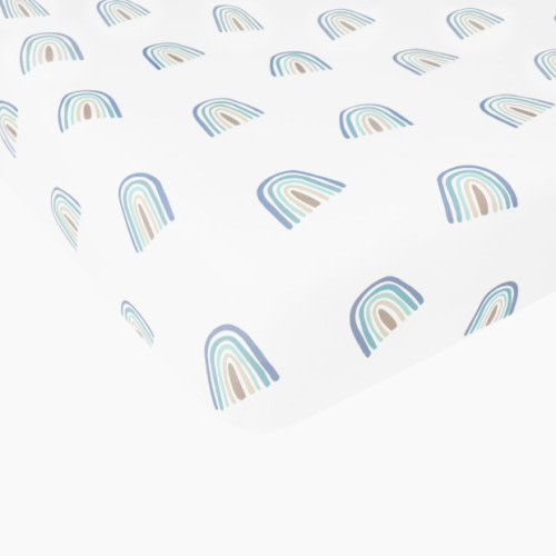 Kyte Baby Crib Sheet - Slate Rainbow