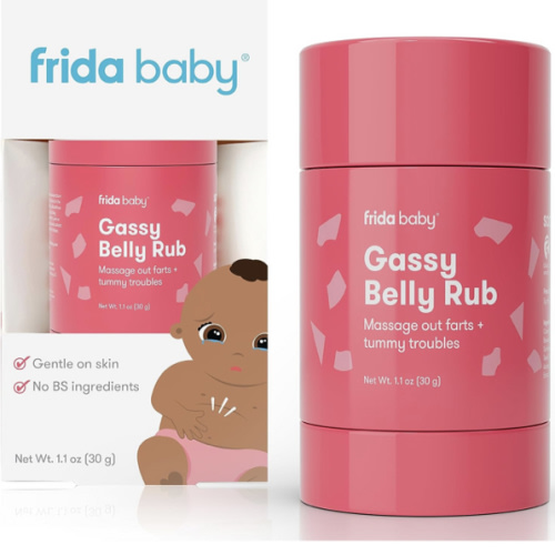 Gassy Belly Rub by Frida Baby | Belly Massage for Babies Made with Natural Oils | Relieves Baby's Gas