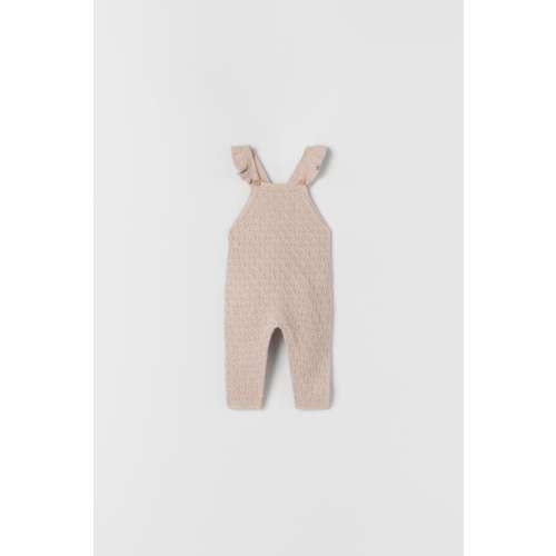 ZARA Ruffled Knit Jumpsuit