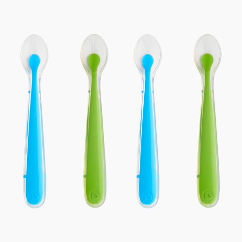 Munchkin Gentle Silicone Spoons (4 Pack) - 4