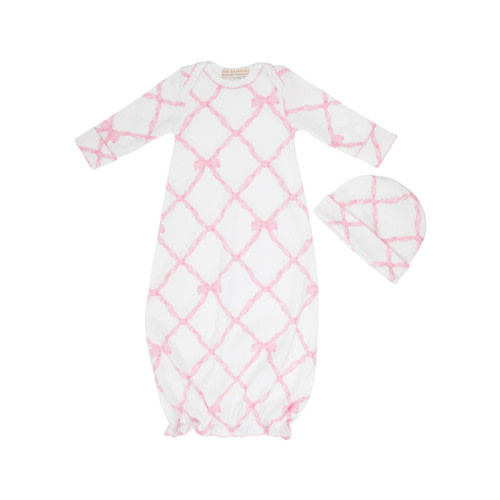 The Beaufort Bonnet Company Adorable Everyday Set- Belle Meade Bow With Worth Avenue White