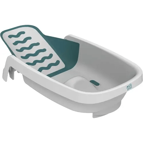 The First Years Sure Comfort 4-in-1 Reclining Baby Bathtub - Adjustable All-in-1 Bathtub for Newborn to Toddler - Baby Bath Seat Adjusts as Baby Grows - Ages 0 to 24 Months