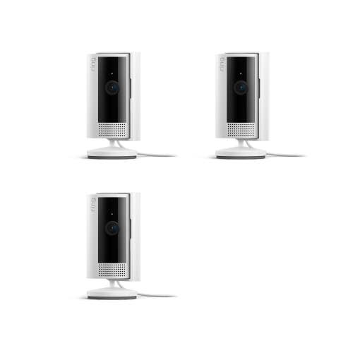 Ring Indoor Cam Plug-In | Mini Indoor Security Cameras | 3-pack