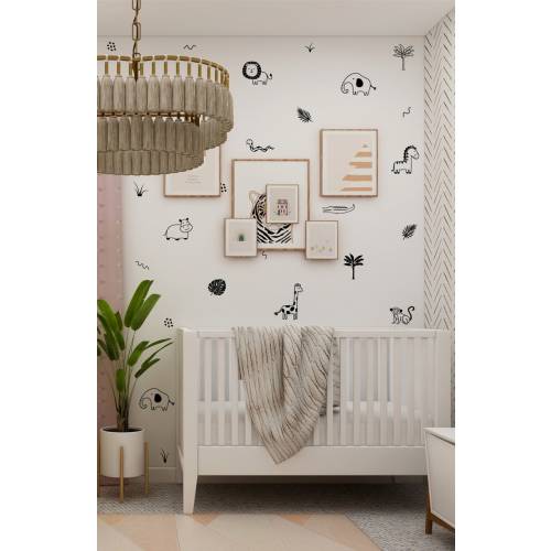 Jungle Animal Wall Decals Safari Nursery / Jungle Nursery - Etsy