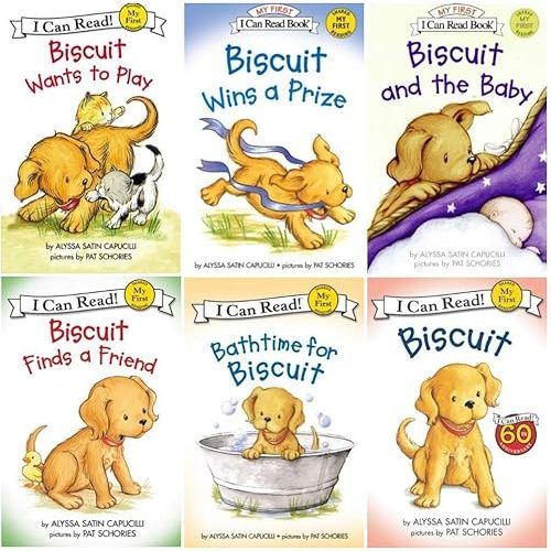 Biscuit 6-Book Set: Biscuit, Biscuit and the Baby, Biscuit Finds a Friend, Biscuit Wins a Prize, Biscuit Wants to Play, and Bathtime for Biscuit (My First I Can Read Books) Paperback – January 1, 2010