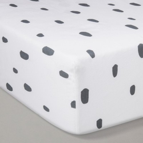 Crib Fitted Sheet - Cloud Island™ White/Gray