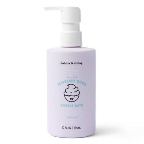 Dabble & Dollop Baby Sensory Suds Unscented Bubble Bath - 10oz
