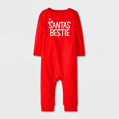 Baby Jersey Romper - Cat & Jack™ Red 6-9m