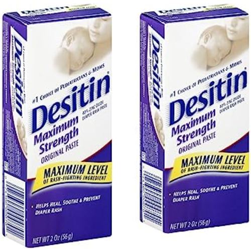 Desitin Original Diaper Rash Ointment Original 2 oz (Pack of 2)