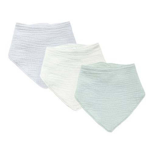 Baby 3pk Muslin Bandana Bib - Cloud Island™ Cream