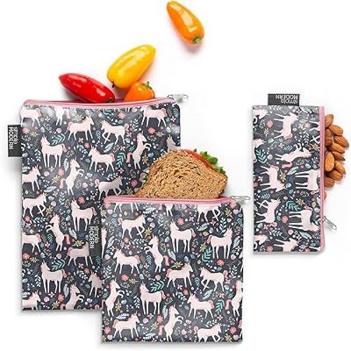 Simple Modern Ellie Collection Reusable Snack Bags for Kids