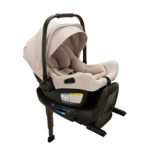 Nuna PIPA Aire RX Infant Car Seat with RELX base  - Biscotti