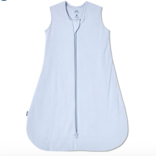 HALO - 1.5 TOG supersoft bamboo wearable blanket, double zipper sleeping bag with weighted feel - blue