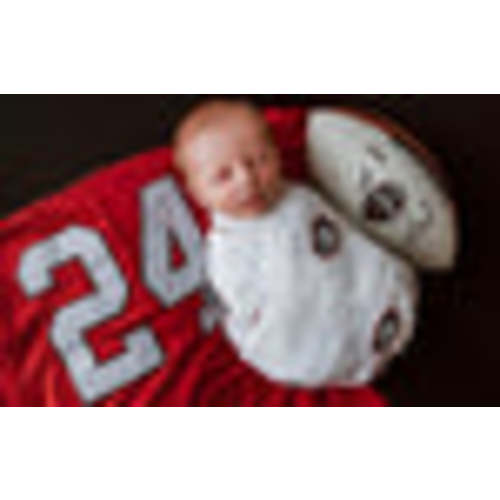 University of Georgia Muslin Swaddle Blanket – Soft Breathable 47x47 B – Three Little Anchors