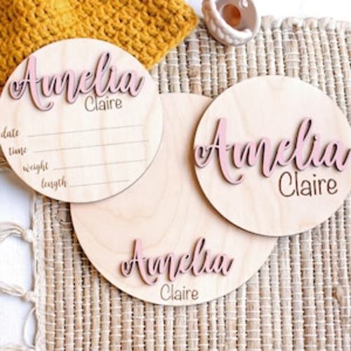 Etsy - Birth Announcement