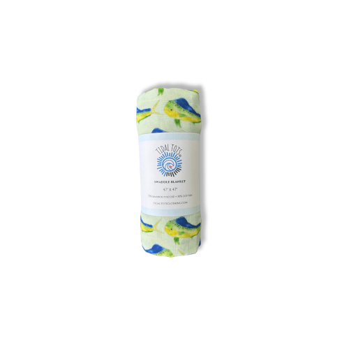Dolphin Dance Lightweight Swaddle Blanket