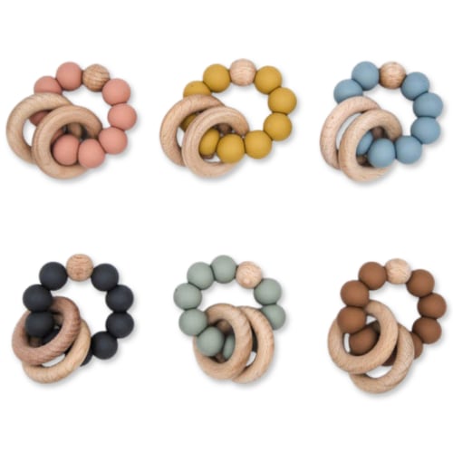 Beaded Teething Ring – Cowkid Clothing Company