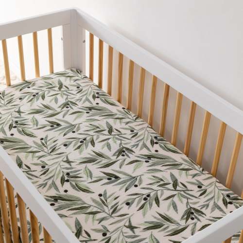 Babyletto Crib Sheet in GOTS Certified Organic Muslin Cotton – Namesake