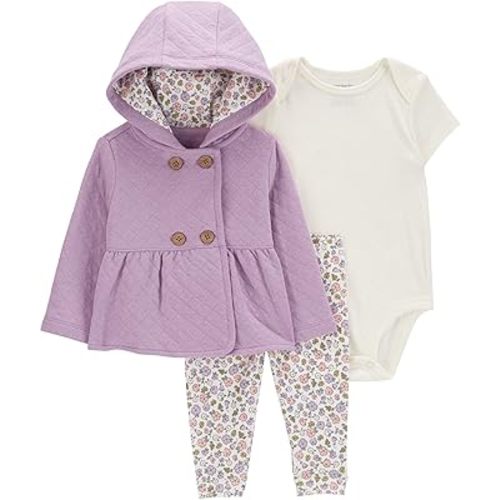 Carter's baby-girls 3-piece Layette Set