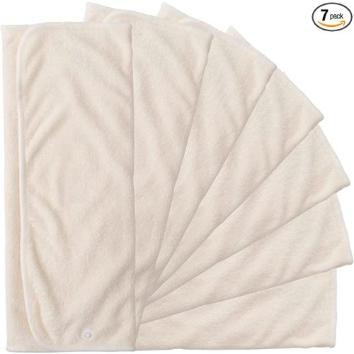 7 Pack Diaper Prefold Inserts with Snap