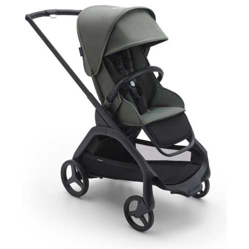 Bugaboo Dragonfly Complete Lightweight Compact Stroller - Black / Forest Green / Forest Green