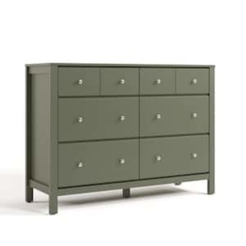 Horizon Hazelnut 6-Drawer 47.88 in. Wide Dresser
