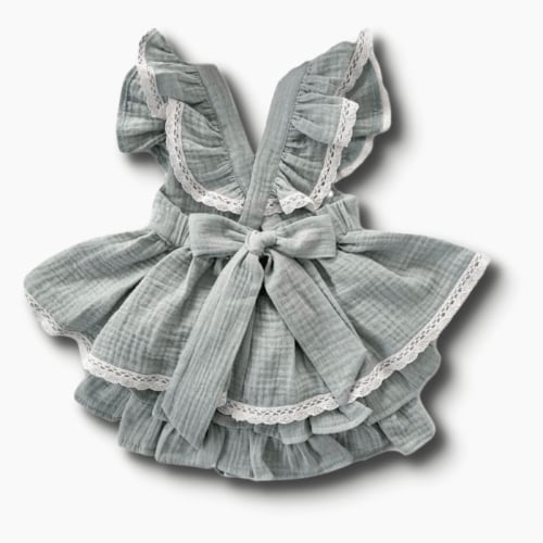 Ruffle Sleeve Baby Romper - Momorii