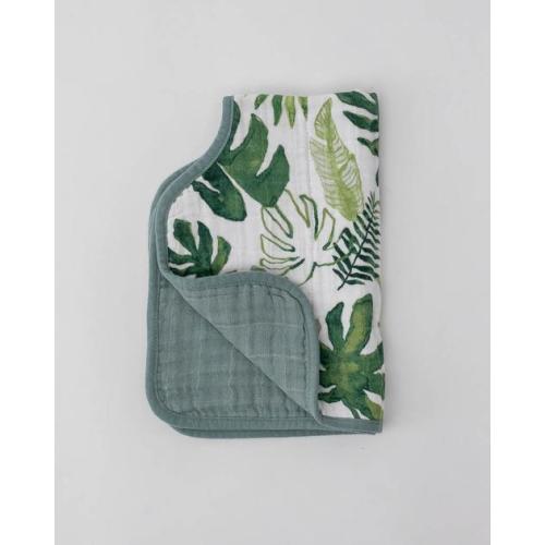Little Unicorn Cotton Muslin Burp Cloth - Tropical Leaf– Little Unicorn USA