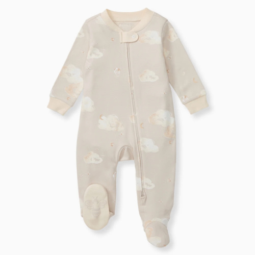 Good Night Sky Organic Cotton Sleep & Play - Limestone – Burt's Bees Baby
