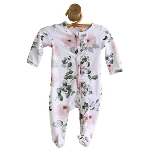 Girl Ruffle Zipper Footies | Best Sellers