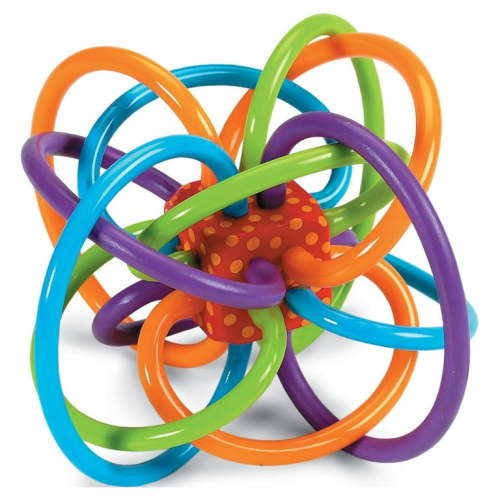 Manhattan Toy Winkel Baby Soft Rattle and Sensory Teether Infant Toy