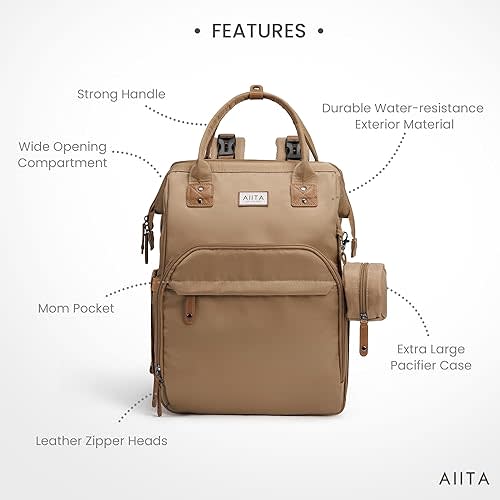 Diaper Bag Backpack, with Changing Station
