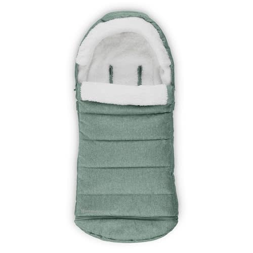 UPPAbaby CozyGanoosh Footmuff / Easily Attaches to UPPAbaby Strollers + RumbleSeat / Ultra-plush, Weather-Proof / Gwen (Green Mélange)