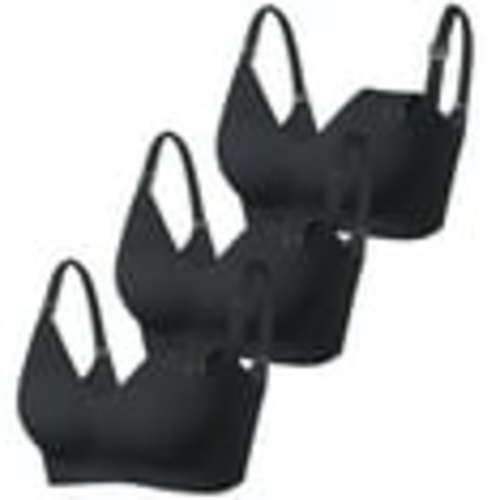 Womens Maternity Nursing Bra for Breastfeeding Comfort Seamless Wireless Sleep Bra Pack of 3