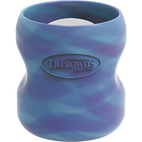 Dr. Brown's Wide-Neck 100% Silicone Baby Bottle Sleeve, Glow-in-the-Dark, 5oz
