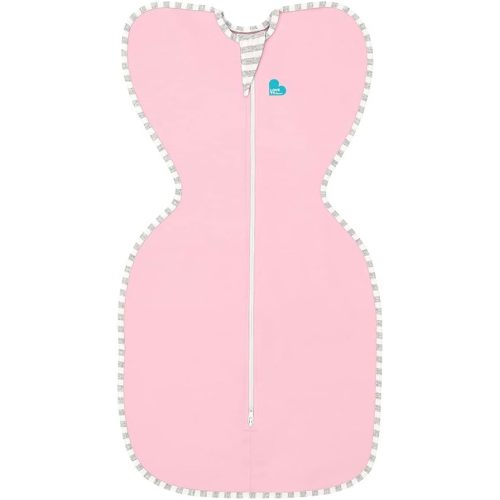 Love To Dream Swaddle UP, Pink, Newborn, 5-8.5 lbs., Dramatically better sleep, Allow baby to sleep in their preferred arms up position for self-soothing, snug fit calms startle reflex