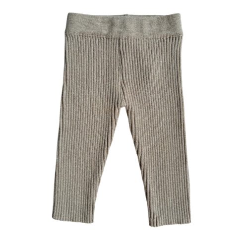 Baby Rib Leggings - Heather Beige