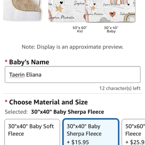Personalized Baby Blankets