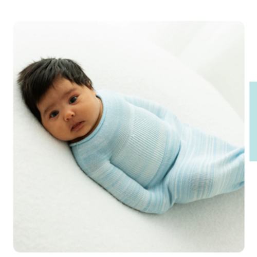 Blue Swaddle Sleep Sack - Small ( 6-12 pounds)