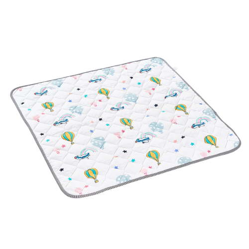 KFFKFF Baby Play Mat, 50"x50" Non-Slip, Soft, Foldable, Waterproof Floor Mat for Play & Tummy Time, Machine Washable, Ideal for Babies, Toddlers, and Infants