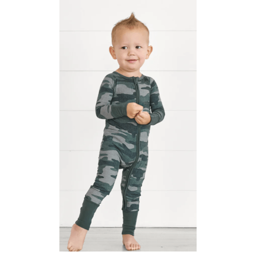 Vintage Camo Zippy - Little Sleepies