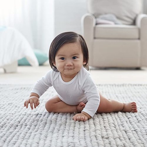 Gerber unisex-baby Multi-pack Long-sleeve Onesies Bodysuit Mitten Cuff Sizesinfant-and-toddler-bodysuits - Newborn - 6-pack Mitten Cuff