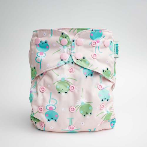 Animals and Insects: Essentials Pocket Cloth Diaper with Athletic Wicking Jersey, Grows with your Baby