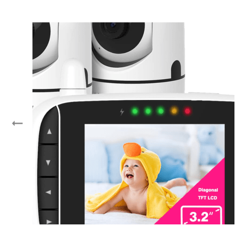 HelloBaby Video Baby Monitor with 2 Cameras