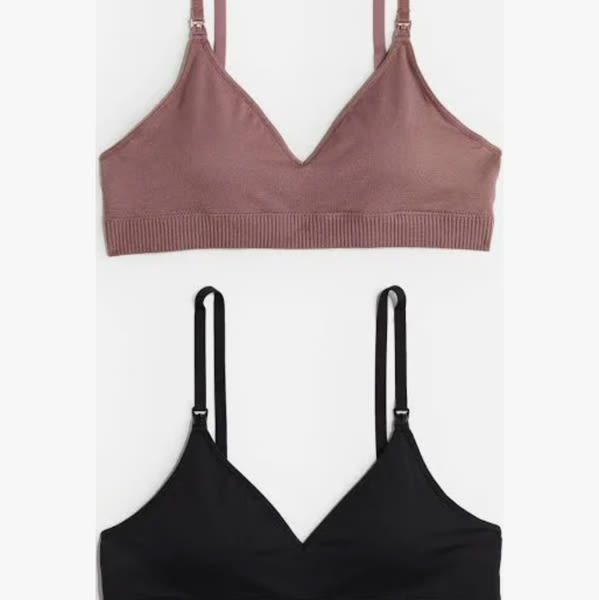 MAMA 2-PACK SEAMLESS PADDED NURSING BRAS