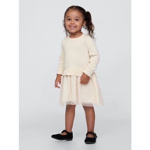 Baby & Toddler 2-in-1 Sweater Tulle Dress