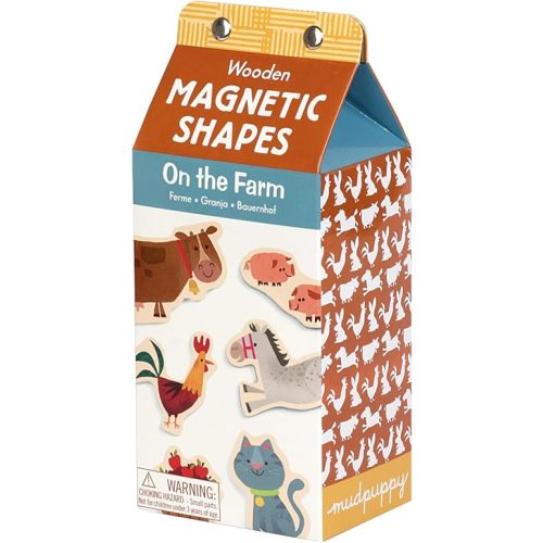 On the Farm Wooden Magnetic Shapes, 9780735333482